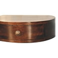 thumbnail image 5 of Artisan Furniture Solid Wood California Walnut Wall Mounted Rounded Bedside, 5 of 9