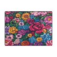 thumbnail image 5 of Yayeee Area Rugs for Living Room 5.2'x4' Non Slip Washable Bedroom Floor Carpet, Charming Floral Pattern, 5 of 5