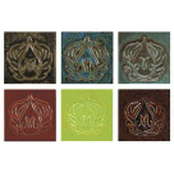 GLAZE MAYCO STONEWARE ASST NUMBER 1 SET OF 6