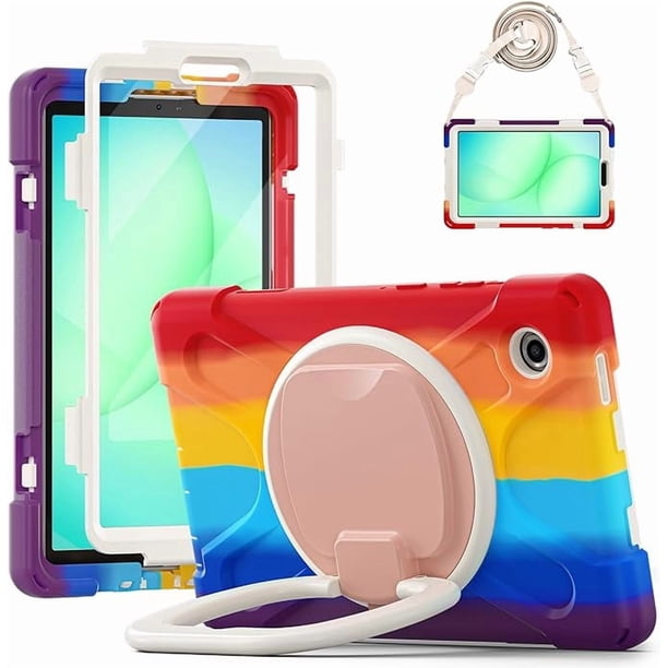 Funda Protectora para Samsung Galaxy Tab A11 8.7" (2025) y Tab A9 8.7" (2023) - Rojo Colorido