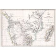 thumbnail image 1 of 24"x36" Gallery Poster, 1868 Dispatch - Weller Map of South Central Africa ( Angola, Botswana, Tanzania, etc. ), 1 of 1