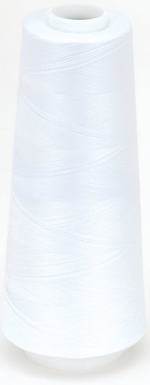 Coats & Clark Surelock Cone White Polyester Thread, 3000 Yards