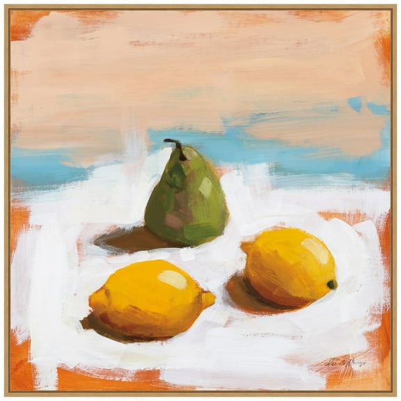 Amanti Art Fruit and Cheer II Framed Canvas Wall Art Print