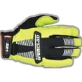 thumbnail image 3 of I-Viz(R) Hi-Vis Mechanics Gloves, Synthetic Leather Palm, Nylon, Spandex Back, S, Green, 3 of 7
