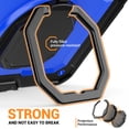 thumbnail image 6 of Case for iPad Air 11 inch M3 2025/M2 2024 (7th/6th Gen), 360 Rotating Stand Handle Shoulder Strap Heavy Duty Shockproof Cover, Dark Blue PC, 6 of 7