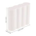 thumbnail image 2 of OUNONA 1Pcs White Tpee Rectangular Battery Box for Rv Trailers Outdoor Activities Camping Travel, 2 of 8