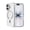 Clear / Silver, variant on Body Glove Reflector Phone Case for iPhone 16 Pro Max, MagSafe Compatible - Clear/Silver