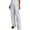 White, variant on Vedolay Cotton Pant For Women Summer Solid Cotton Trousers for Women Loose Casual Beach Casual Pants,Blue M