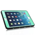 thumbnail image 4 of iPad Mini 1 Case ,iPad Mini 2 Case ,iPad Mini 3 Case, Mignova Heavy Duty rugged Anti-impact Hybrid Protective Case with Build In Kickstand For Apple iPad Mini 1 / 2 / 3(Black+Green), 4 of 7