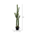 thumbnail image 2 of Vickerman FE191146 46 in. Green Potted Cactus Plastic Planter Pot, 2 of 2