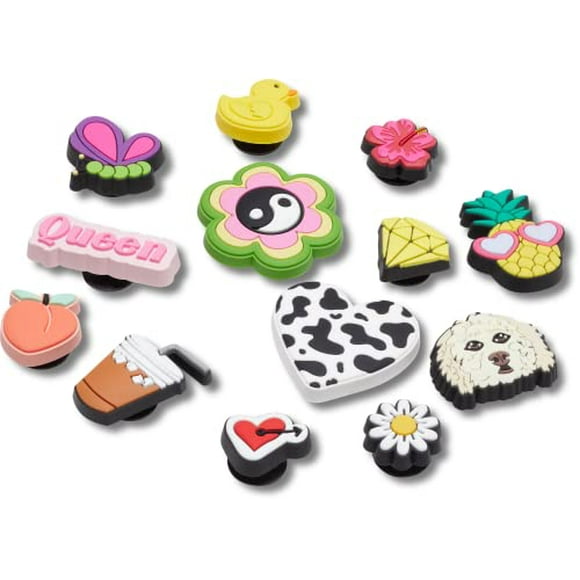 Crocs Jibbitz 13-Pack Shoe Charms | Jibbitz for Crocs, Gorg Girl, Small
