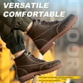 thumbnail image 7 of OwnShoe Waterproof Steel Toe Work Shoes for Men Women Leather Safety Boots Construction Working Sneakers, 7 of 7