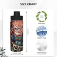 thumbnail image 4 of Chucky - Botella de agua deportiva aislada de 3 piezas, de acero inoxidable, portátil, para exteriores, para viajes, fitness, estudiantes, talla única., 4 of 7