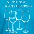 thumbnail image 3 of CafePress - At My Age I Need Glasses Men's Fitted T Shirt (Dar - Men's Fitted T-Shirt, 3 of 4