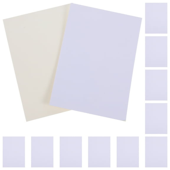 unbranded 20 Pcs Framing Photo Frame Paper Photo Frame Backing Board 17.6X12.5cm White