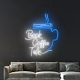 thumbnail image 4 of Handmadetneonsign Book Coffee Talk Neon Light, Book Coffee Led Sign, Book Neon Sign, Book Lovers, 4 of 5
