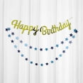 thumbnail image 3 of ZheElen 1pcs Set 13ft Gold Paper Card For Birthday Party Banner Decorations Decoration Banner Personalized Banner Hanging Banner Rainbow 13ft, 3 of 6