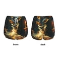 thumbnail image 5 of Lsque Magical Tarot Reading Printed Women's Running Shorts with Liner Pockets,Elastic Quick Dry Workout Athletic Gym Yoga Shorts,Womens High Waist Shorts-Small, 5 of 9