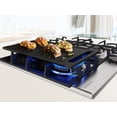 thumbnail image 5 of Gasland Chef GH60SF 24" 4 Burner Built-in Gas Stove Top,NG/LPG Convertible Cooktops with Griddle,Stainless Steel, 5 of 11