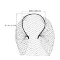 thumbnail image 2 of Pawsdot Black Mesh Birdcage Veil Headpiece Veil for Formal Events, 2 of 6