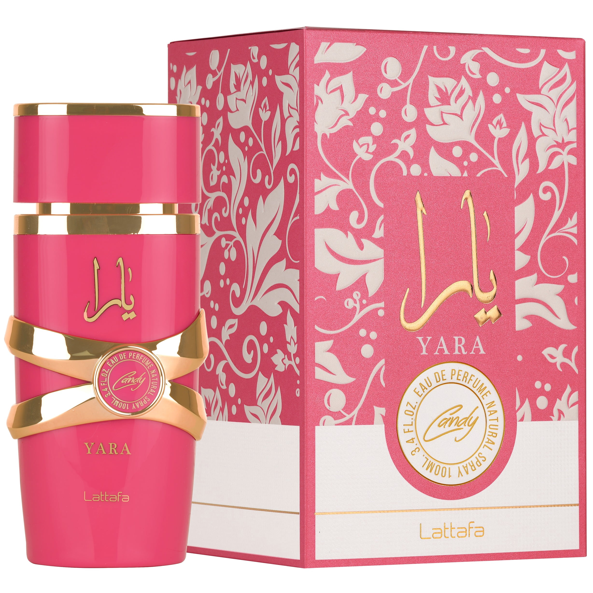 Lattafa Yara Candy Eau De Parfum Spray, Perfume for Women, 3.4 oz