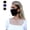 Black, variant on Kami-So Face Mask (Adult & Kids)