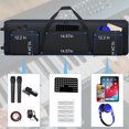 thumbnail image 3 of Funda de teclado Aleemin Soft con ruedas para teclado de 88 teclas, 3 of 7