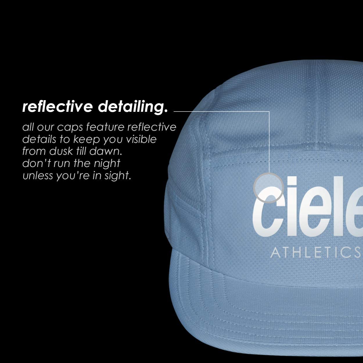 Ciele Athletics GOCap Premium Moisture Wicking 5Panel Knit Running Hat