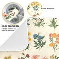 thumbnail image 2 of Yayeee Dish Drying Mat for Kitchen Counter 18"x24" Microfiber Absorbent Pad, Red Floral, 2 of 7