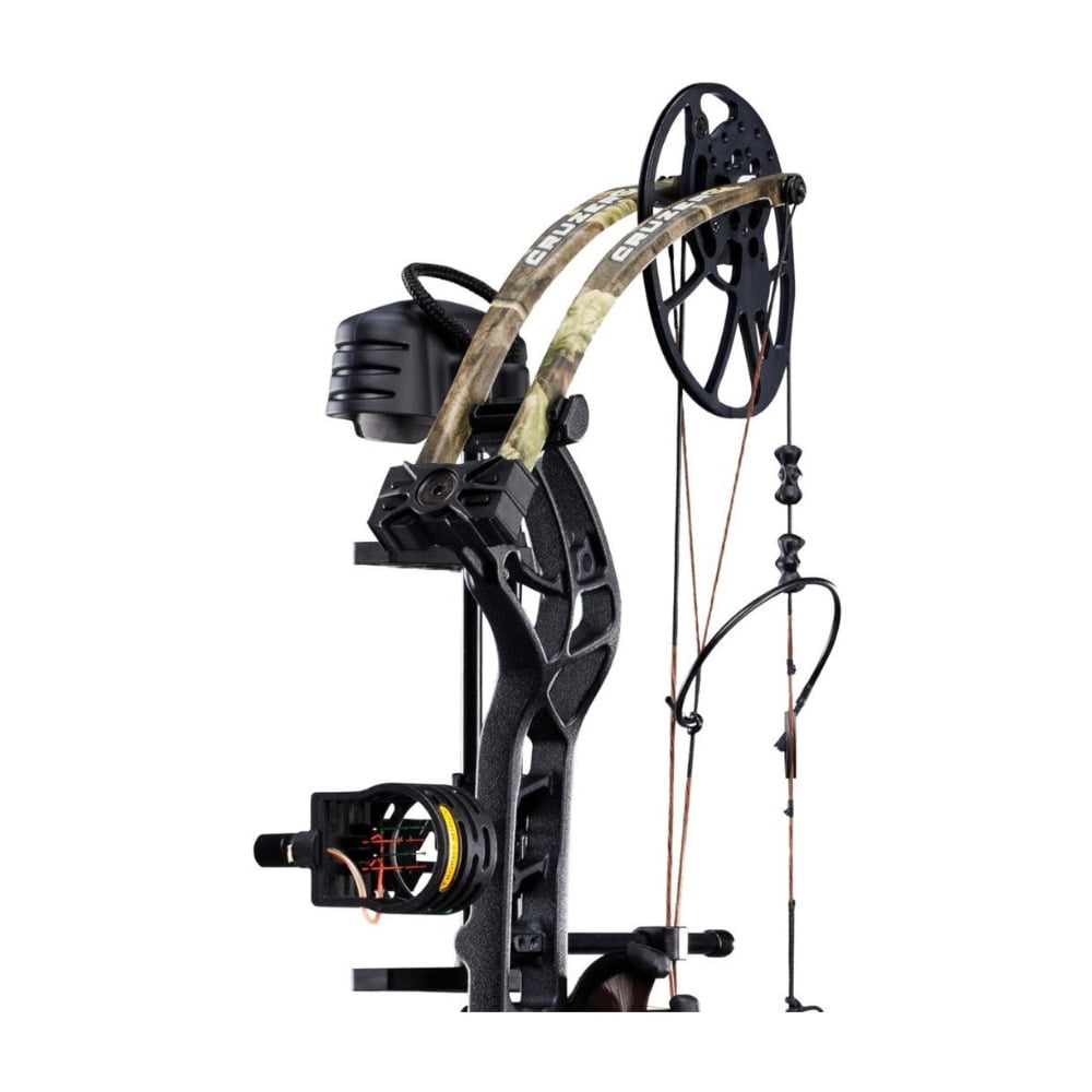 Bear Archery Cruzer G4 RTH Right-Handed Ready to Hunt 315 FPS Compound Bow with 10 to 70lb Draw Weight (Mossy Oak Roots)