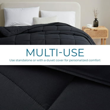 Nestl  All Season Lightweight Down Alternative Comforter Black - Twin XL