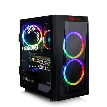 CLX SET VR-Ready Gaming Desktop w/ AMD Ryzen 7 2700 6-Core 3.2GHz Processor, 16GB DDR4 Memory, NVIDIA GeForce RTX 2060 Super 8GB Graphics, 240 GB SSD, 1 TB HDD, WiFi, Windows 10 Home