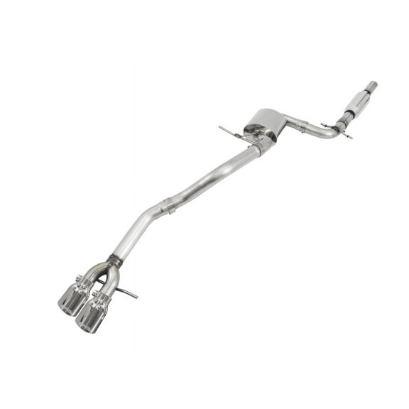 AWE Tuning Mk5 Jetta Mk6 Sportwagen 2.5L Track Edition Exhaust with Polished Silver Tips