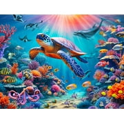 Springbok Coral Reefs 1000 Piece Jigsaw Puzzle for Adults - Underwater wonderland of sea life beauty
