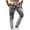 Gray, variant on CQONEPT Mens Sweatpants Skinny Leg Drawstring Color Block Pants Lounge Athletic Jogger Pant with Pockets Red M