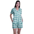 thumbnail image 1 of Moomaya Sleep Sets For Women With Shorts Pj Printed Short Sleeve Sleep Tops, 1 of 6