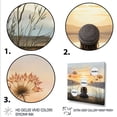 thumbnail image 3 of Designart "Meditation by the Lake A Journey Within I" Spiritual Framed Wall Art - Global Yellow Meditation Living Room Framed Canvas Art, 3 of 6