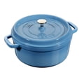 thumbnail image 1 of STAUB La Cocotte 5.25 L Cast Iron Round Cocotte, Ice-Blue, 1 of 1