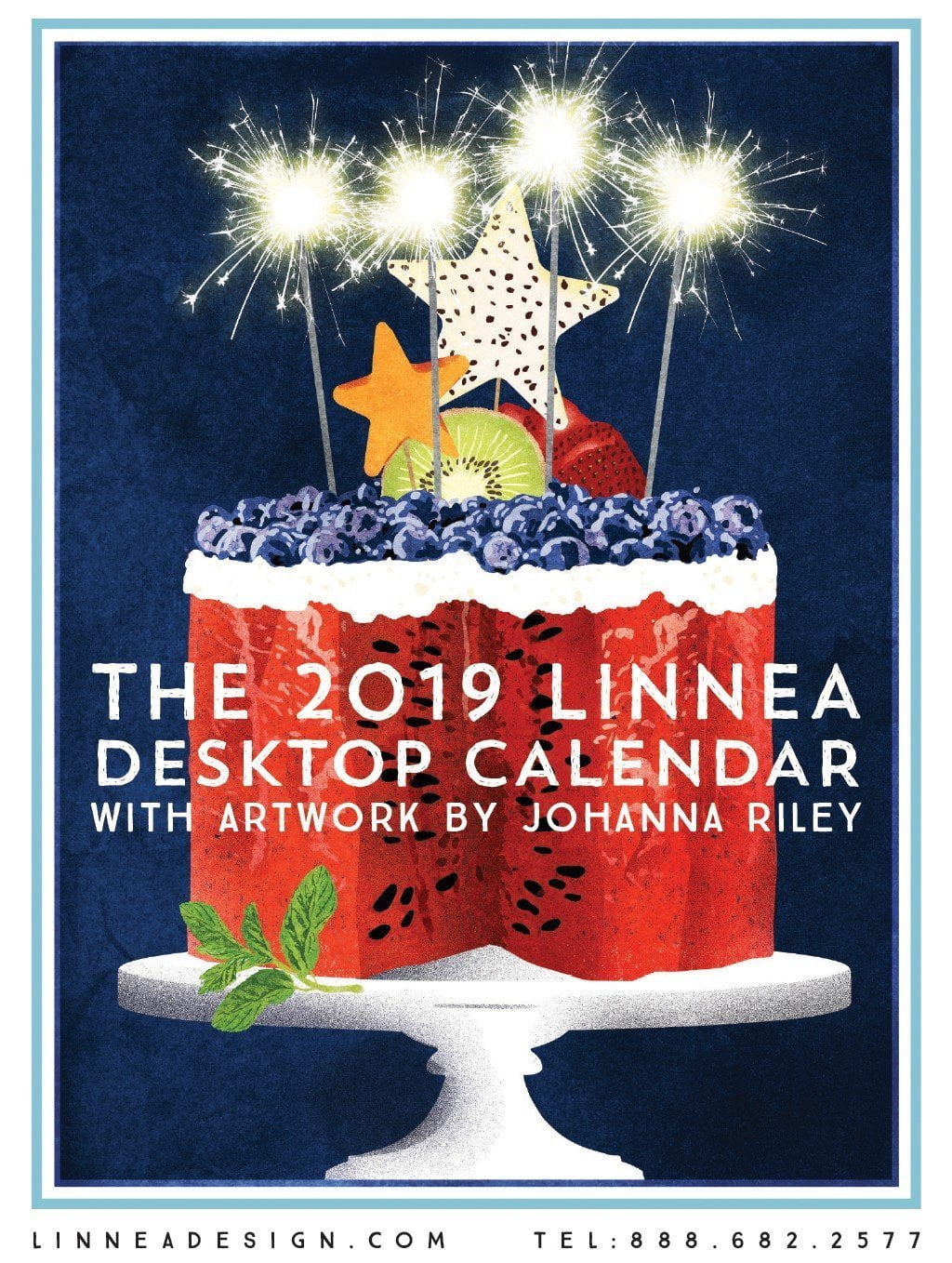 Linnea Design 2019 Month-by-Month Calendar Book Art by Johanna Riley Linnea Design 2019 Month-by-Month Calendar Book Art by Johanna Riley
