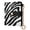 Black and White Zebra, variant on Bifold Wallet PU Leather RFID Blocking, Women's Card Cases with 7 Card Slots, Black and White Zebra