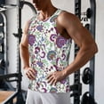 thumbnail image 5 of Fotbe Fairy Flower Pattern Men's Quick Dry Workout Tank Top Gym Muscle Tee Fitness Bodybuilding Sleeveless T Shirt Breathable Workout Shirt-X-Large, 5 of 9