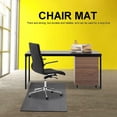 thumbnail image 2 of Office Chair Mat for Hardwood Floor Rectangular Chair Mat Desk Chair Floor Protector Mat Multi-Purpose Chair Mat for Office Home Rolling Chair, 2 of 5