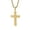 gold no chain, variant on Unisex Stainless Steel Hip Hop Punk Irregular Honeycomb Pattern Cross Pendant Amulet Crucifix Necklace Simple Jewelry Gold Free Chain