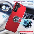 thumbnail image 5 of Hidden Series Galaxy S22 Plus Case 5G,[Heat Dissipation][No Fall-Off Kickstand] 360°Metal Ring, 15Ft Military Grade Shockproof Phone Case for Samsung Galaxy S22 Plus 6.6 Inch, Red, 5 of 13