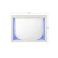 thumbnail image 4 of ACME Tarian Mirror W/Led, Pearl White Finish, 4 of 5