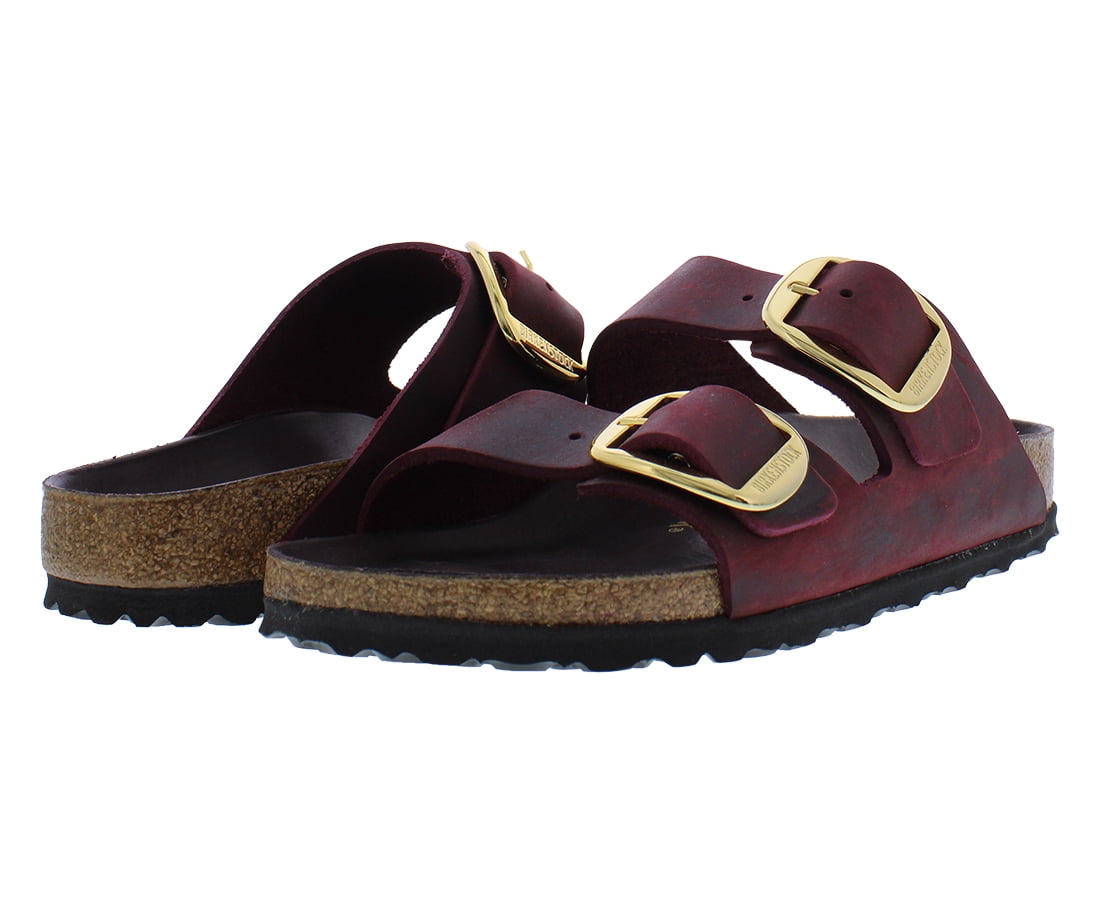 Birkenstock Arizona Big Buckle Narrow Unisex Shoes Size 3, Color: Zinfandel