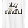 thumbnail image 3 of Instant Message - Stay Mindful Flower Short Sleeve Graphic T-Shirt, 3 of 6