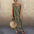 thumbnail image 1 of Nouvelle Robe Boho pour Femmes, Robe Décontractée Ample à Fleurs, Bretelles Spaghetti, Robe de Bal de Promo, 1 of 3