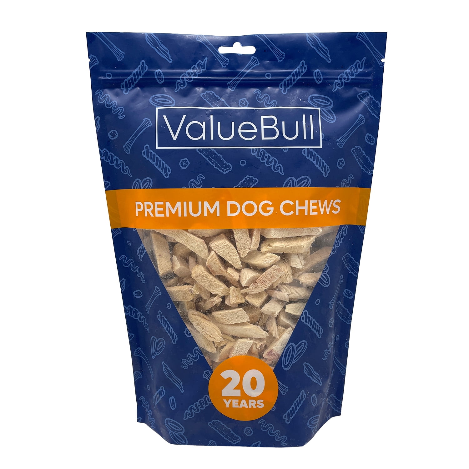 ValueBull USA Freeze Dried Chicken Breast for Dogs & Cats, 1 Pound
