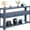 Vintage- Navy Blue, variant on Solid Wood Console Table,Long Sofa Table Entryway Table with 4 Drawers and Bottom Shelf for Hallway Living Room Couch Table,Easy Assembled